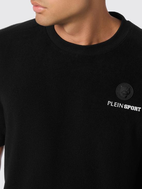 26SS 플레인스포츠 반팔 티셔츠 FAECMTK8437STE001N 02 Black - PLEIN SPORT