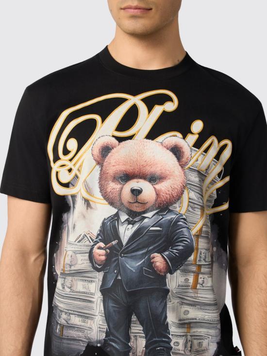26SS 필립 플레인 반팔 티셔츠 SAFCMTK8836PJY002N 02 Black - PHILIPP PLEIN