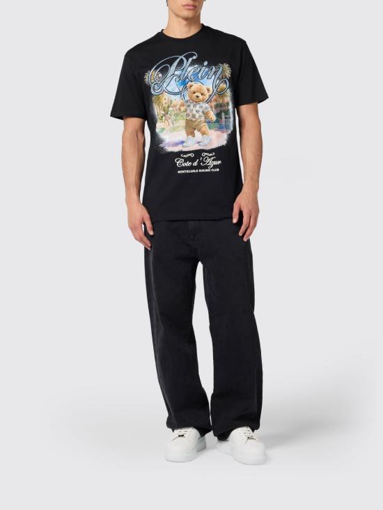 26SS 필립 플레인 반팔 티셔츠 SAFCMTK8893PJY002N 02 Black - PHILIPP PLEIN