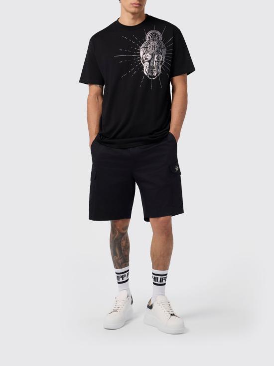 26SS 필립 플레인 반팔 티셔츠 SAFCMTK8864PJY002N 02 Black - PHILIPP PLEIN