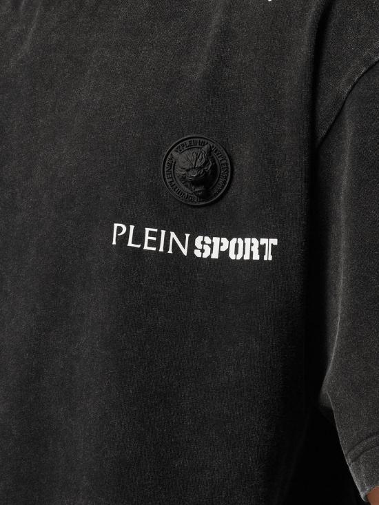 26SS 플레인스포츠 반팔 티셔츠 FAECMTK8377STE001N 02 Black - PLEIN SPORT