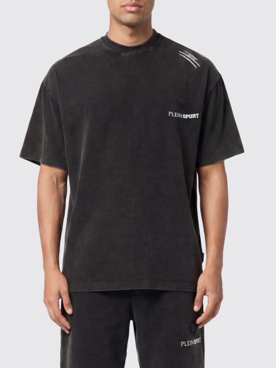 26SS 플레인스포츠 반팔 티셔츠 FAECMTK8377STE001N 02 Black