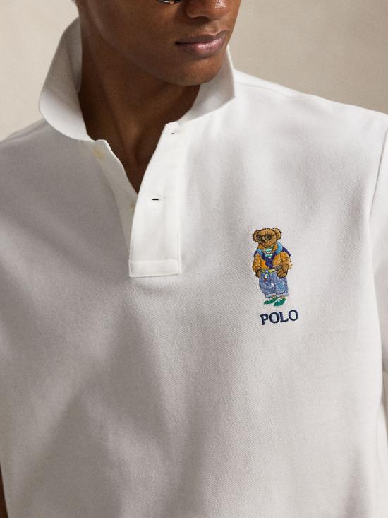 26SS 랄프 로렌 폴로 티셔츠 710B16617 001 White - RALPH LAUREN