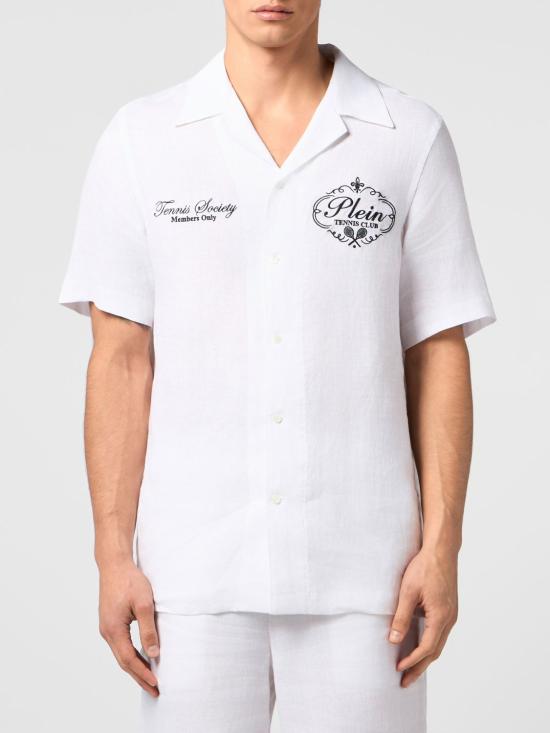 26SS 필립 플레인 반팔 셔츠 PAFCMRP2575PTE105N 01 White