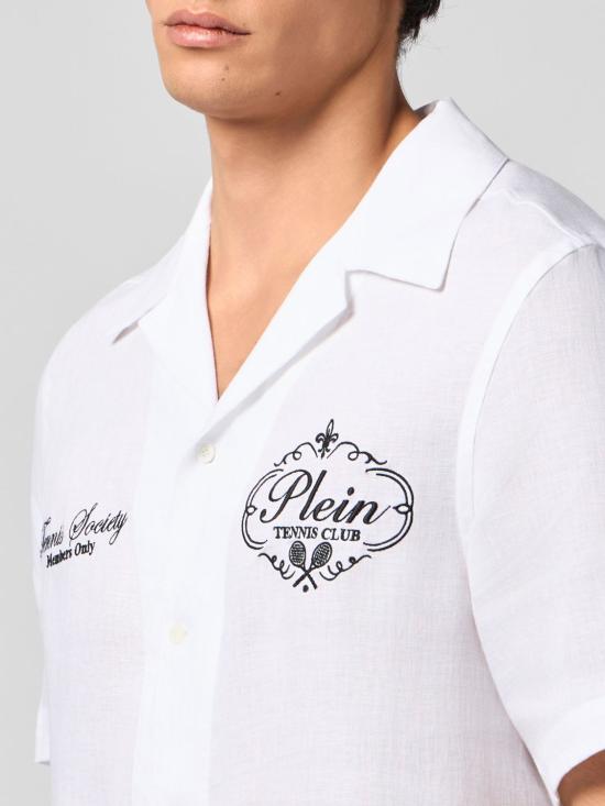 26SS 필립 플레인 반팔 셔츠 PAFCMRP2575PTE105N 01 White - PHILIPP PLEIN