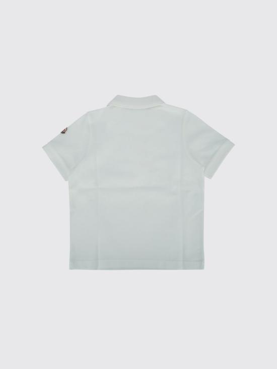 26SS [키즈] 몽클레어 폴로 셔츠 8A000068496W 034 Cream - MONCLER