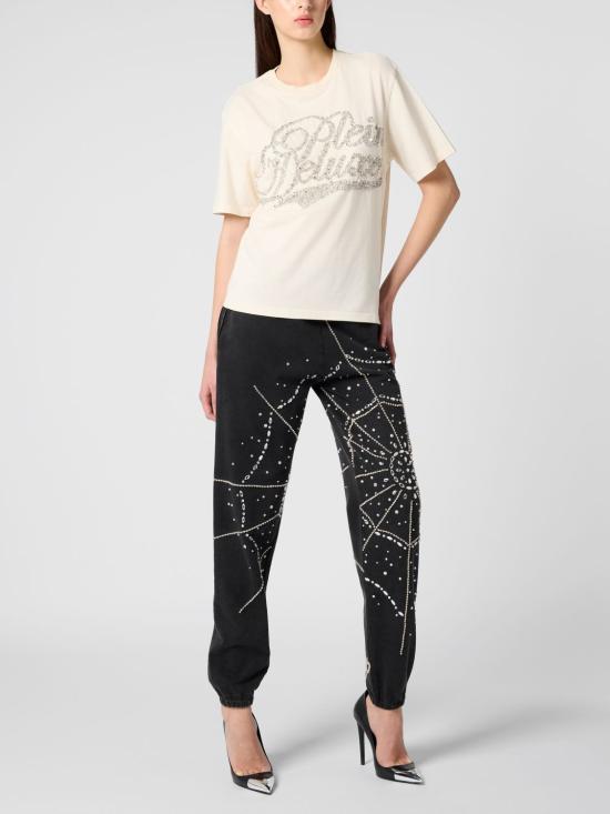 26SS 필립 플레인 반팔 티셔츠 AAECWTK3829PTE004N 01OF White - PHILIPP PLEIN