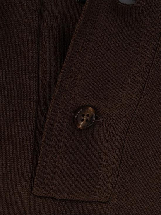 26SS 자노네 폴로 티셔츠 810332ZY318 Z4759 Brown - ZANONE