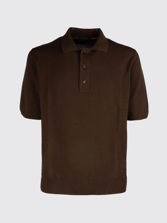 26SS 자노네 폴로 티셔츠 810332ZY318 Z4759 Brown - ZANONE
