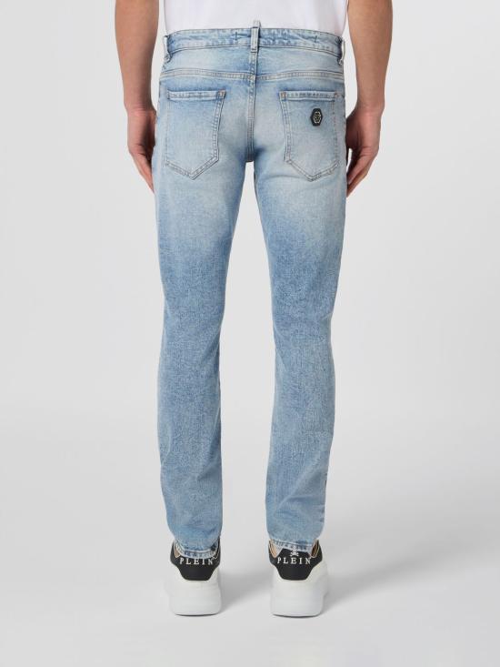 26SS 필립 플레인 데님 팬츠 PAFCMDT4333PDE004N 07FP Denim - PHILIPP PLEIN