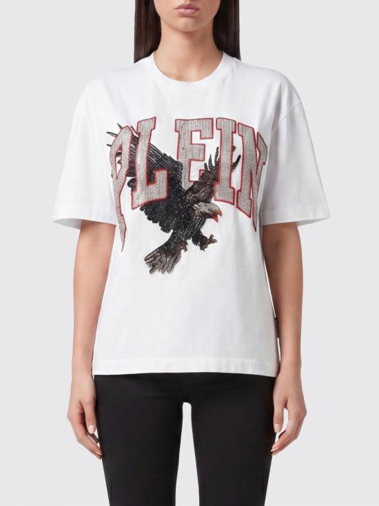 26SS 필립 플레인 반팔 티셔츠 AAECWTK3830PTE004N 01 White