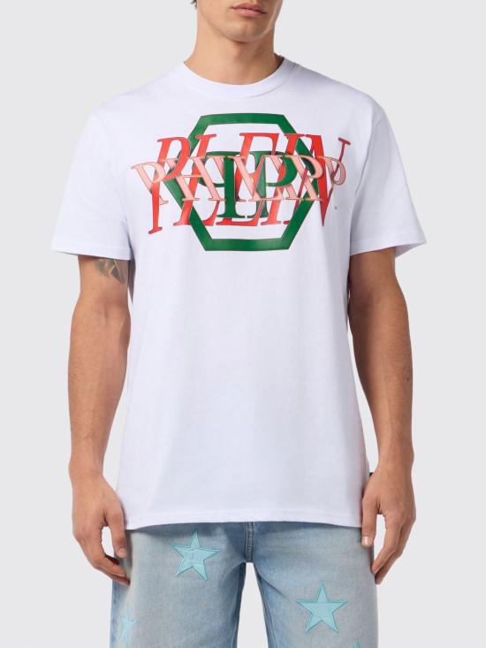 26SS 필립 플레인 반팔 티셔츠 SAFCMTK8897PJY002N 01 White