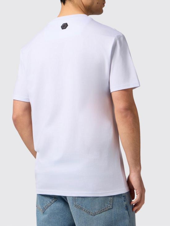 26SS 필립 플레인 반팔 티셔츠 SAFCMTK8895PJY002N 01 White - PHILIPP PLEIN