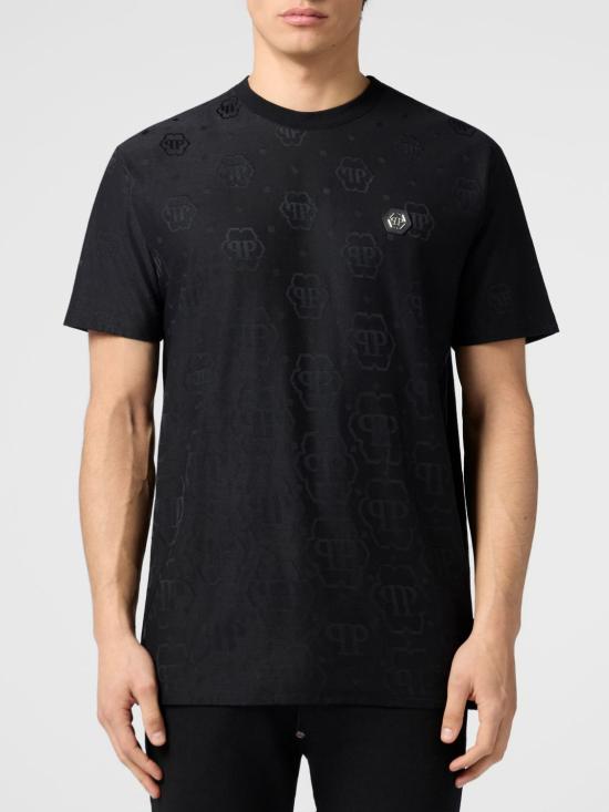 26SS 필립 플레인 반팔 티셔츠 PAFCMTK9078PTE004N 02 Black