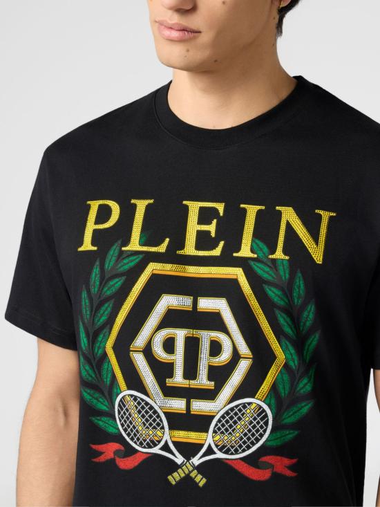 26SS 필립 플레인 반팔 티셔츠 PAFCMTK9039PJY002N 02 Black - PHILIPP PLEIN