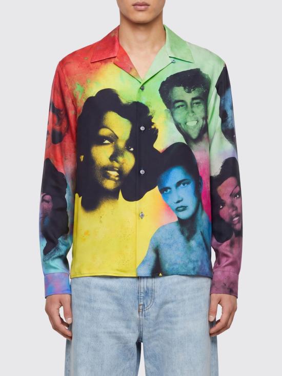 26SS 베르사체 긴팔 셔츠 10242321A17913 5X000 Multicolor