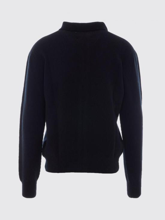 26SS 하울린 집업 니트 SLIPPERY KNIT Black - HOWLIN