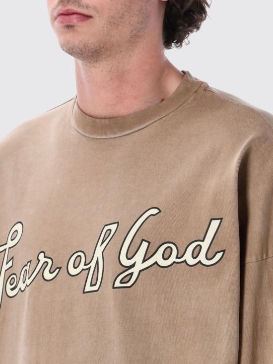 26SS 피어오브갓 긴팔 티셔츠 FG9M109950HWJ 288 Camel - FEAR OF GOD
