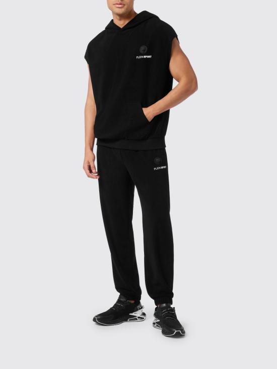 26SS 플레인스포츠 후드 티셔츠 FAECMJC0113SJY001N 02 Black - PLEIN SPORT
