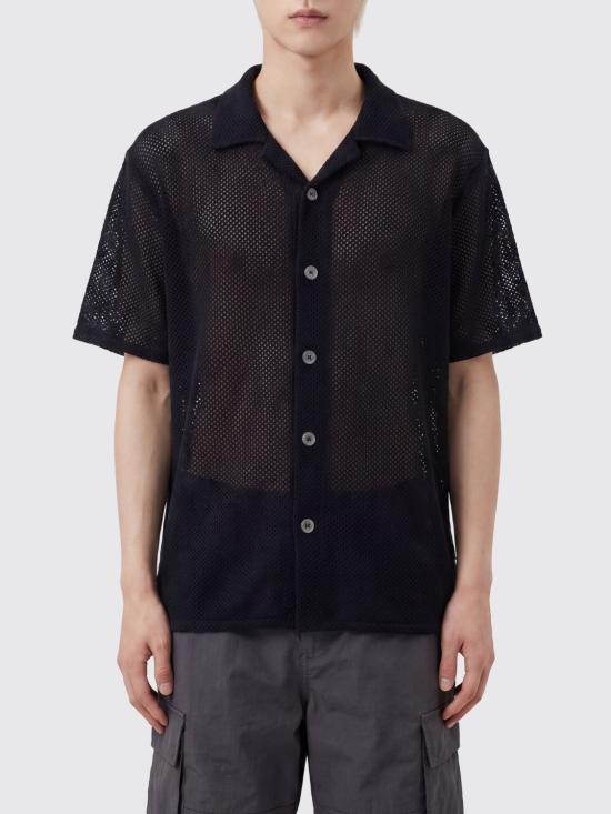 26SS 던스트 반팔 셔츠 UDSH6B323BK Black