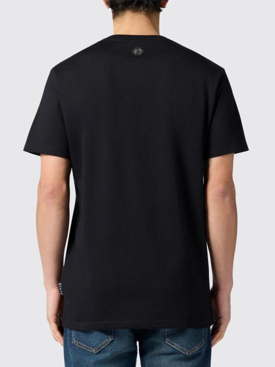 26SS 필립 플레인 반팔 티셔츠 SAFCMTK8452PJY002N 02 Black - PHILIPP PLEIN