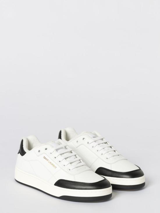 26SS 생로랑 SL/61 스니커즈 84553700NI0 9061 White - SAINT LAURENT