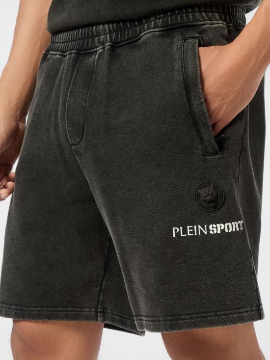 26SS 플레인스포츠 숏팬츠 FAECMJT2648SJY001N 02 Black - PLEIN SPORT