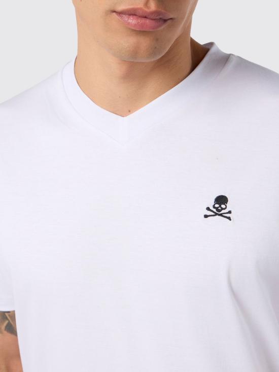 26SS 필립 플레인 반팔 티셔츠 AAECMTK8742PJY002N 01 White - PHILIPP PLEIN