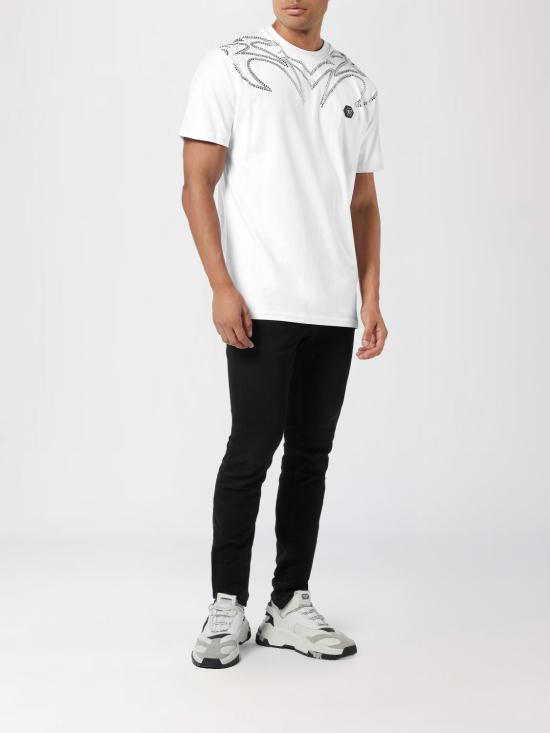 26SS 필립 플레인 반팔 티셔츠 AAECMTK8736PJY002N 01 White - PHILIPP PLEIN