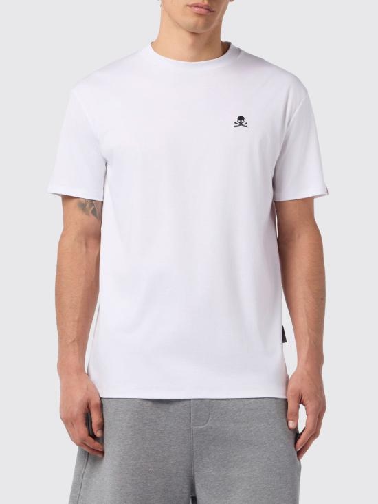 26SS 필립 플레인 반팔 티셔츠 AAECMTK8743PJY002N 01 White
