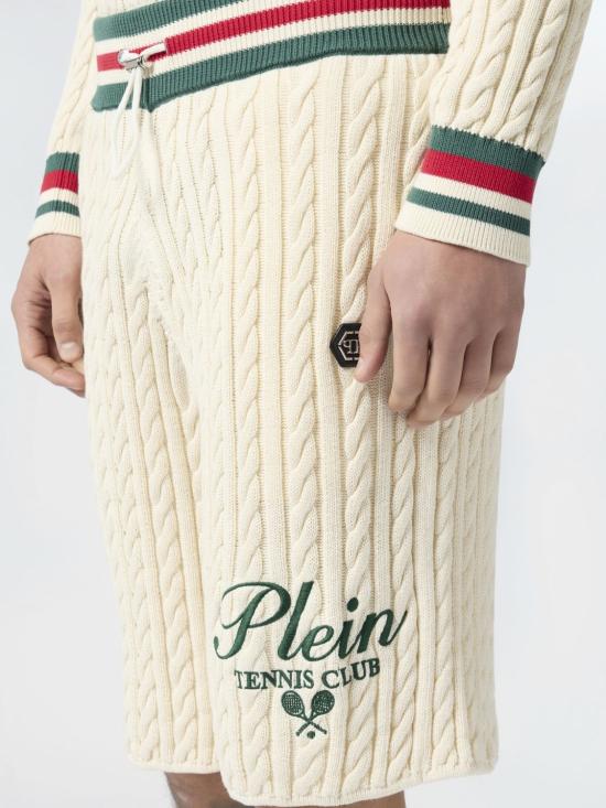 26SS 필립 플레인 숏팬츠 PAFCMKT0083PTE004N 01OF White - PHILIPP PLEIN