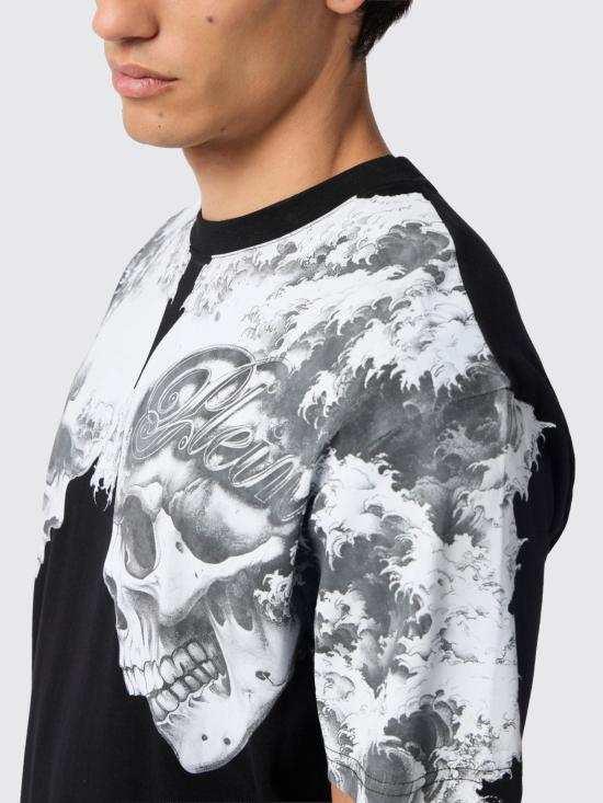 26SS 필립 플레인 반팔 티셔츠 SAFCMTK8879PJY002N 02 Black - PHILIPP PLEIN