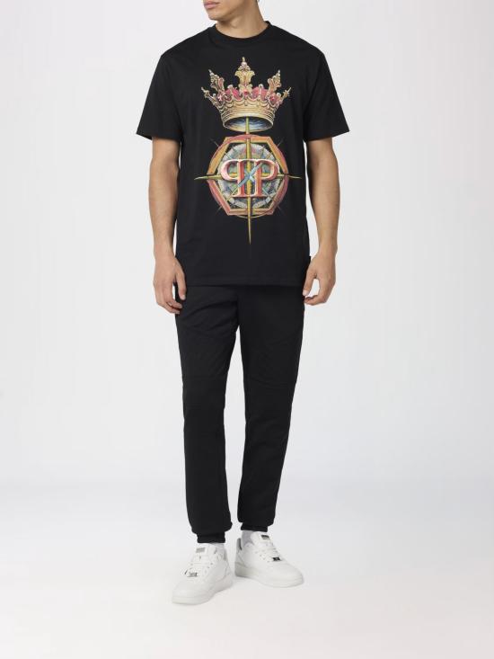 26SS 필립 플레인 반팔 티셔츠 SAFCMTK8862PJY002N 02 Black - PHILIPP PLEIN