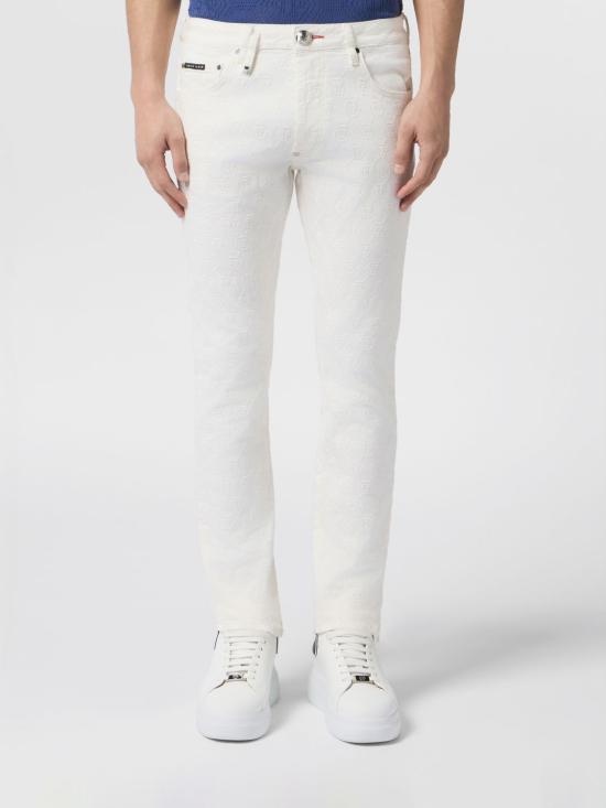 26SS 필립 플레인 데님 팬츠 PAFCMDT4346PDE004N 01SC White