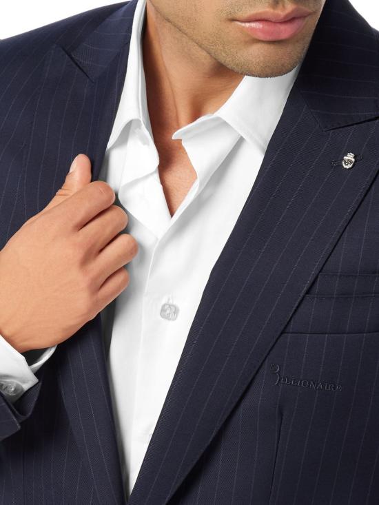 26SS 빌리어네어 수트 자켓 OAECMRF2014BTE004N 24 Navy - BILLIONAIRE