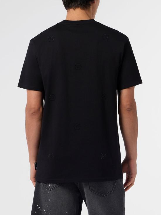 26SS 필립 플레인 반팔 티셔츠 SAFCMTK8730PJY002N 0202 Black 1 - PHILIPP PLEIN