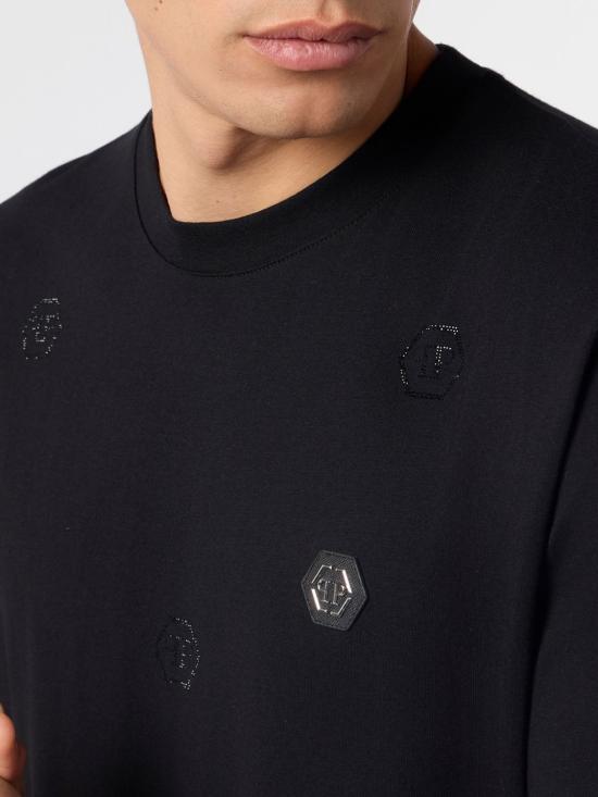 26SS 필립 플레인 반팔 티셔츠 SAFCMTK8730PJY002N 0202 Black 1 - PHILIPP PLEIN