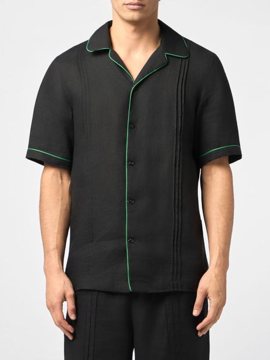 26SS 필립 플레인 반팔 셔츠 PAFCMRP2577PTE105N 02 Black