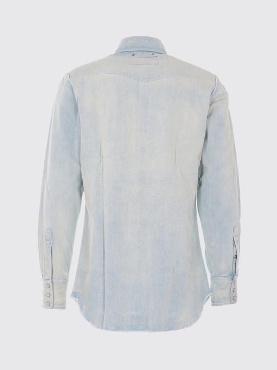26SS 골든구스 해머드 스터드 데님 셔츠 GMP00487P000636 50100 Blue - GOLDEN GOOSE