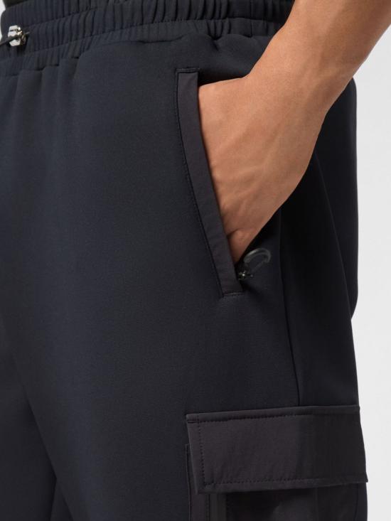 26SS 플레인스포츠 트레이닝/조거 팬츠 AAECMJT2637STE003N 02 Black - PLEIN SPORT