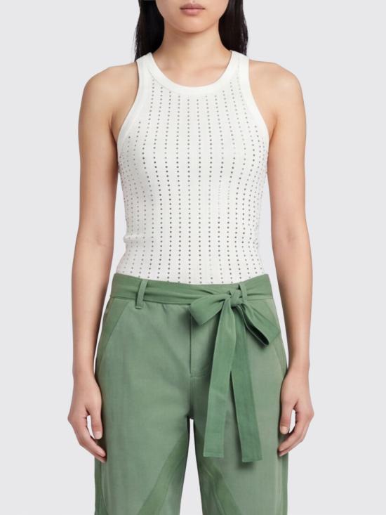26SS 디 아티코 민소매 티셔츠 250WCN00004JJJ051TR 001 White