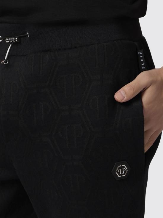 26SS 필립 플레인 트레이닝/조거 팬츠 SAFCMJT2703PTE003N 02 Black - PHILIPP PLEIN