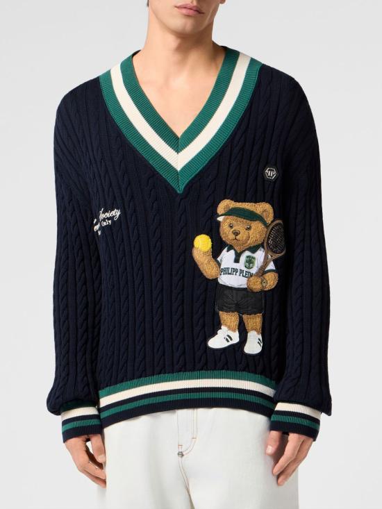 26SS 필립 플레인 스웨터 PAFCMKO1579PTE004N 24 Navy