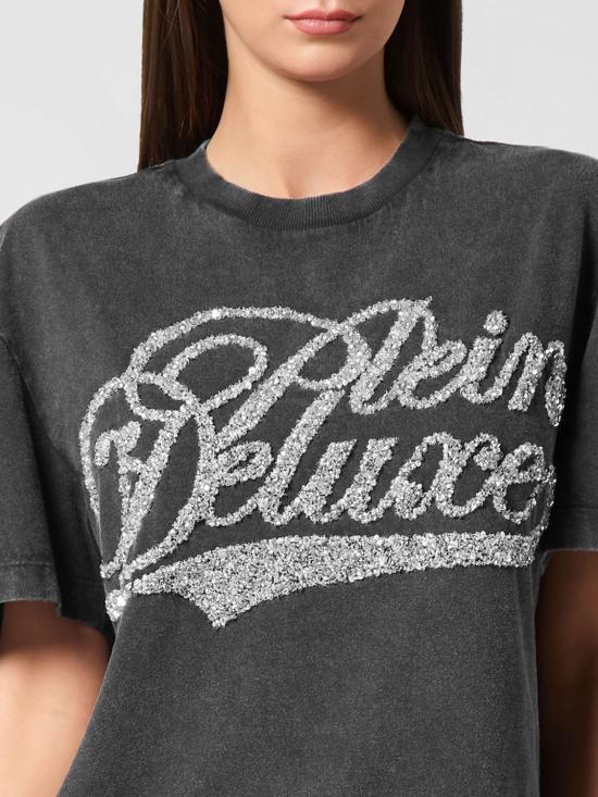 26SS 필립 플레인 반팔 티셔츠 AAECWTK3829PTE004N 02 Black - PHILIPP PLEIN