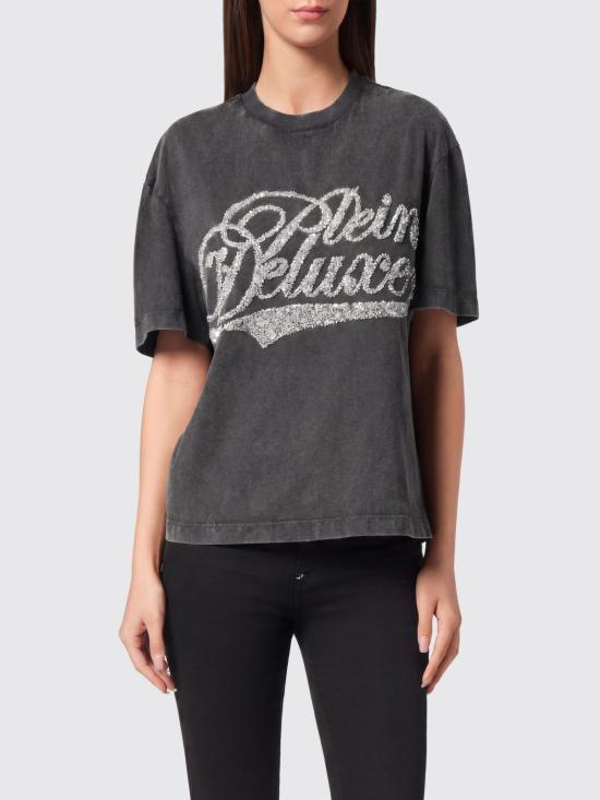26SS 필립 플레인 반팔 티셔츠 AAECWTK3829PTE004N 02 Black