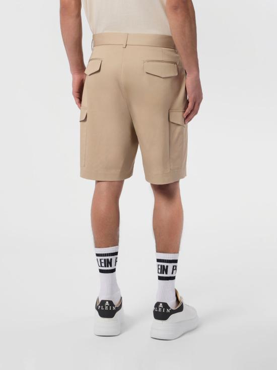 26SS 필립 플레인 숏팬츠 SAFCMRT1654PTE003N 06 Beige - PHILIPP PLEIN