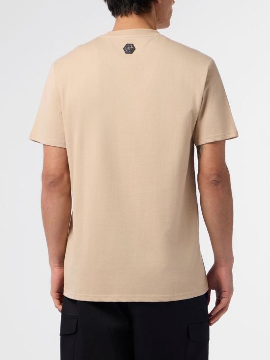 26SS 필립 플레인 반팔 티셔츠 SAFCMTK8884PJY002N 06 Beige - PHILIPP PLEIN