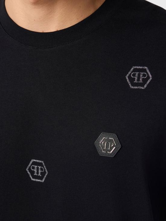 26SS 필립 플레인 반팔 티셔츠 SAFCMTK8730PJY002N 02 Black - PHILIPP PLEIN
