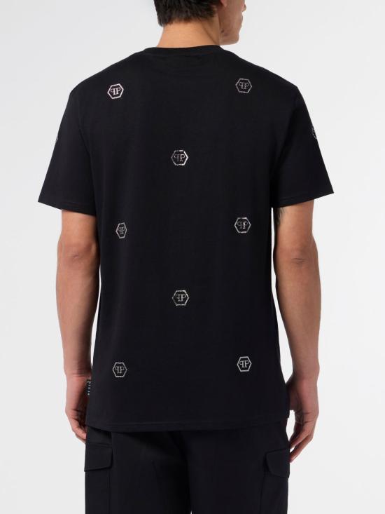 26SS 필립 플레인 반팔 티셔츠 SAFCMTK8730PJY002N 02 Black - PHILIPP PLEIN