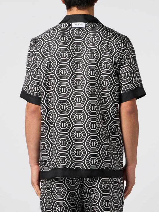 26SS 필립 플레인 반팔 셔츠 PAFCMRP2569PTE104N 02 Black - PHILIPP PLEIN